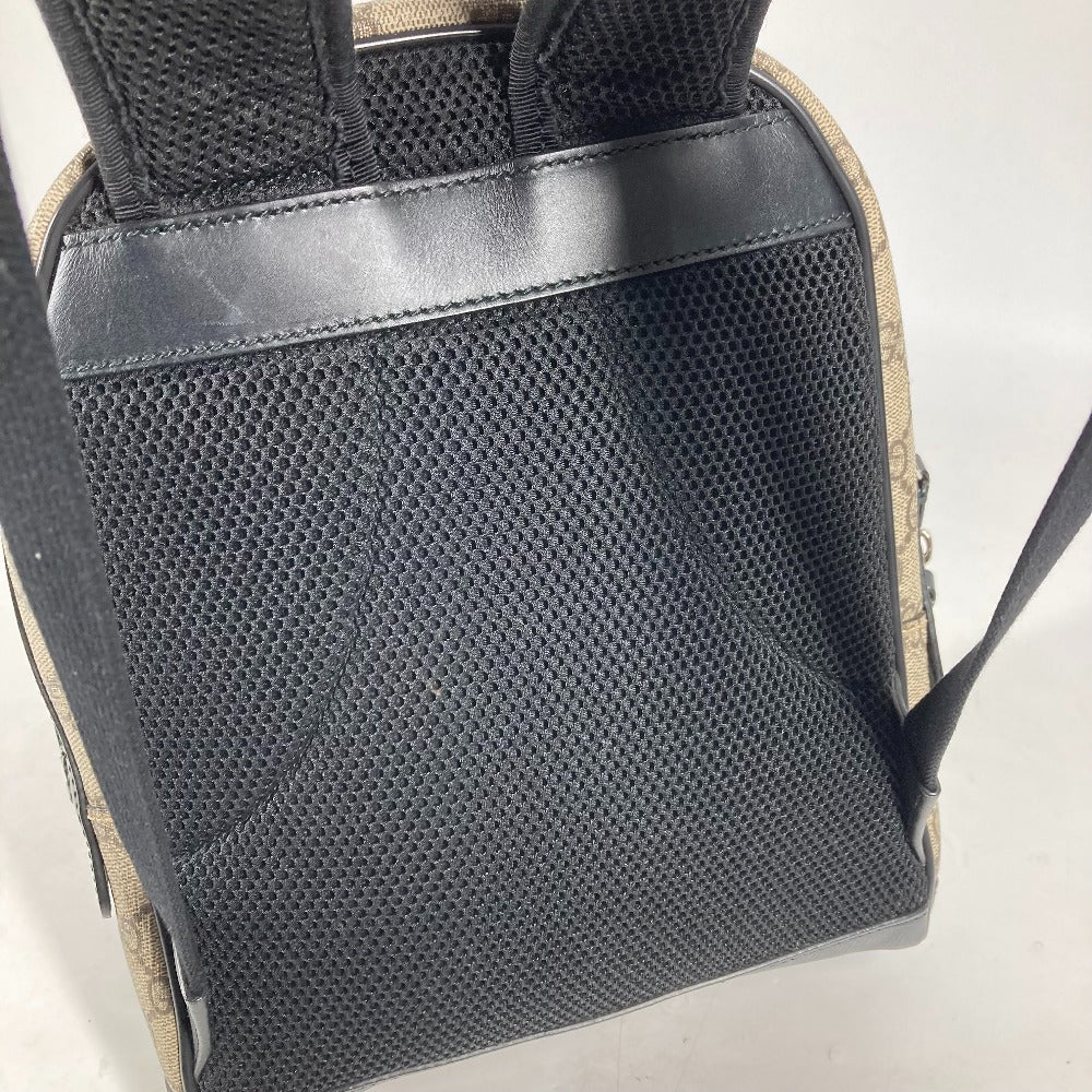 Close-up of a backpack with a mesh pocket on a white background