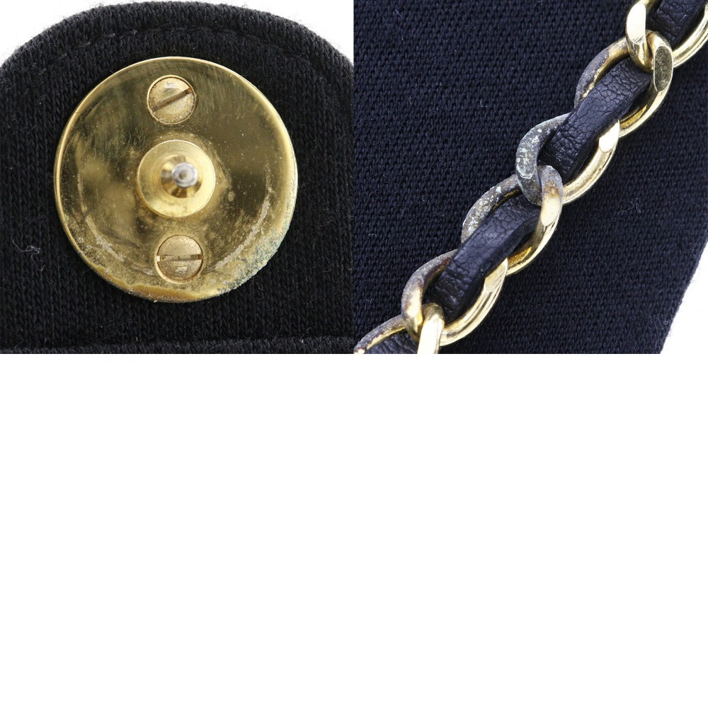 chain Chanel Matelasse Jersey Cotton Single Flap Bag