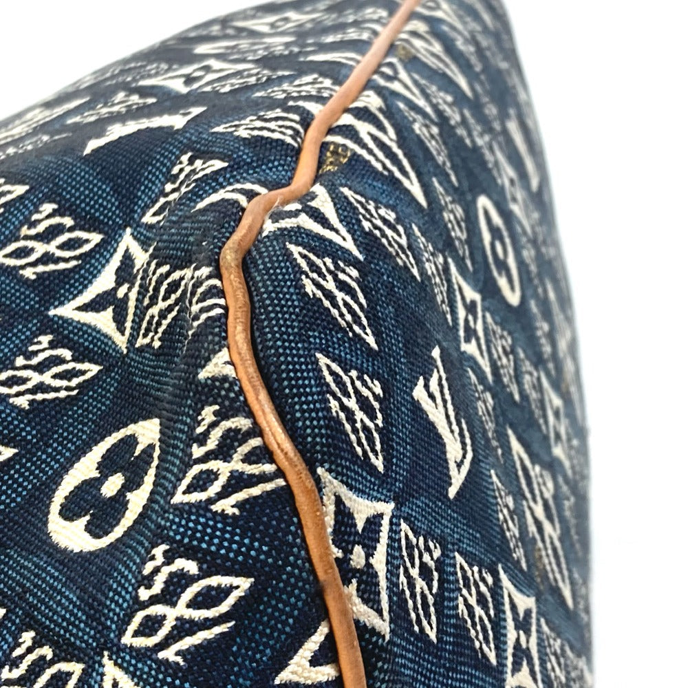 corner Louis Vuitton Jacquard 1854 Neverfull MM Blue