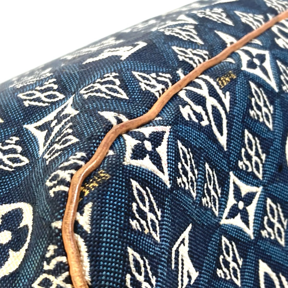 edge Louis Vuitton Jacquard 1854 Neverfull MM Blue