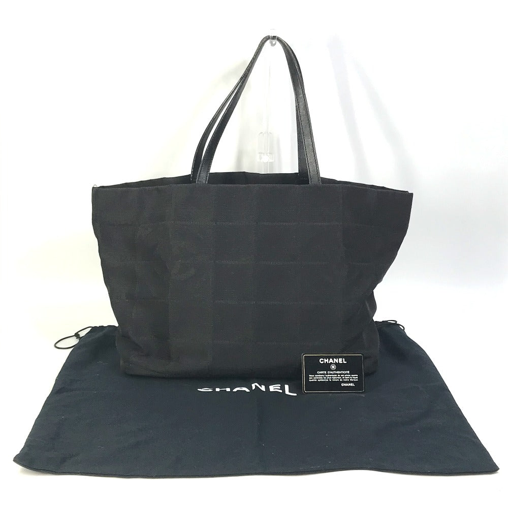 dustbag Chanel Travel Line Nylon Tote Medium Black