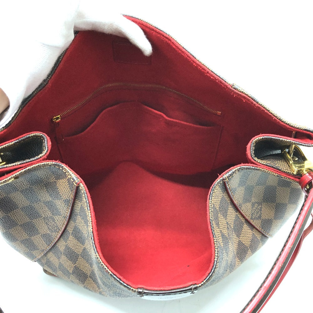 Louis Vuitton Damier Ebene Caissa Hobo Cherry -Pre-Owned