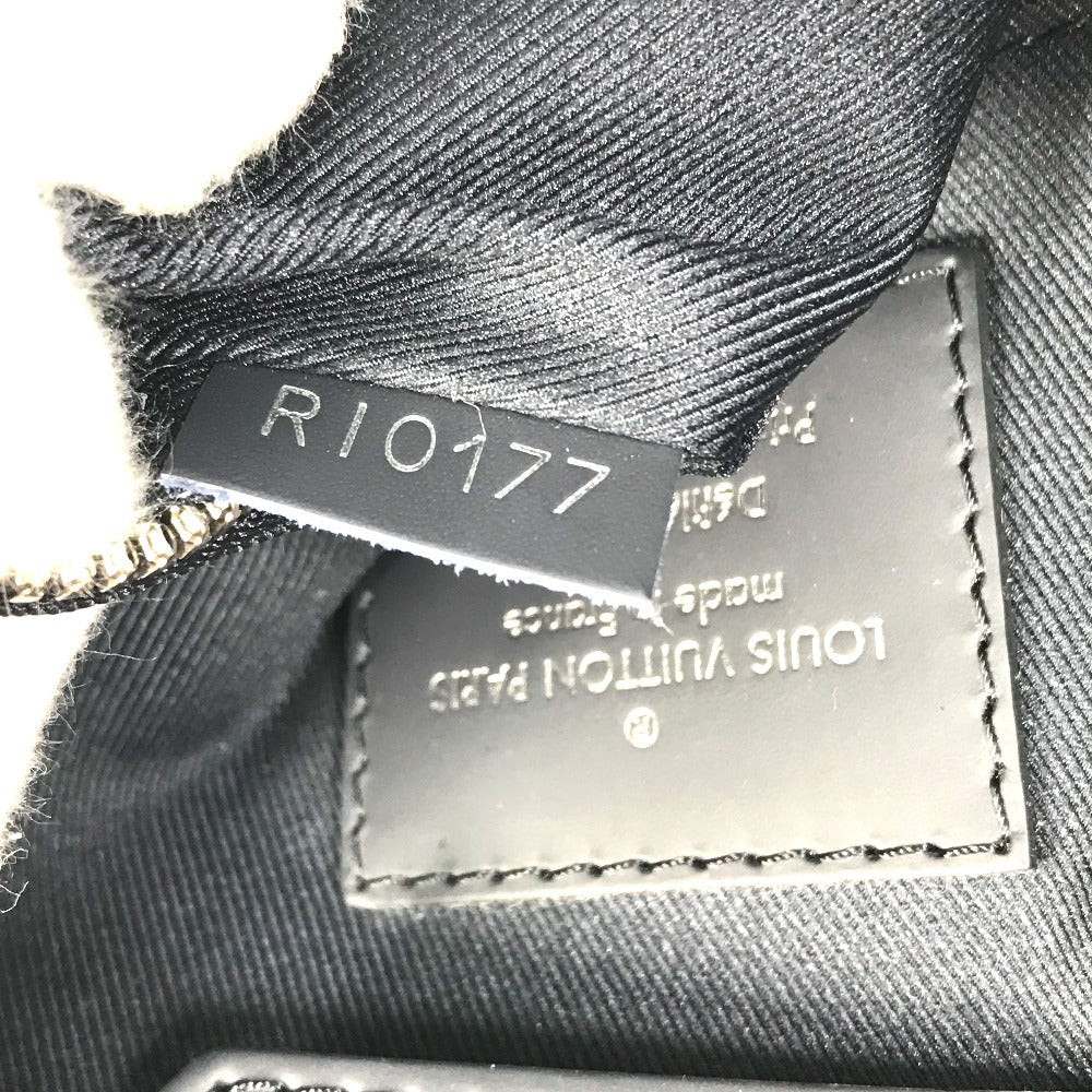 Close-up of a Louis Vuitton label on a garment with 'R10177' number.