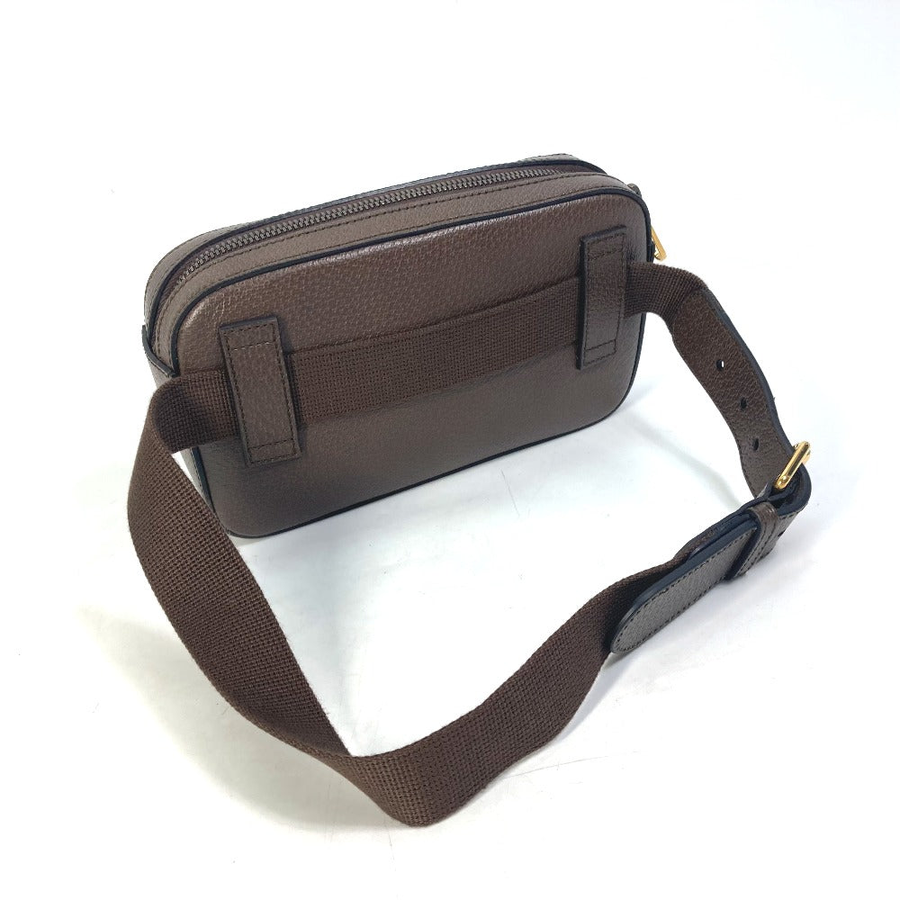 back Gucci 100th Anniversary Brown Leather Sling Bag