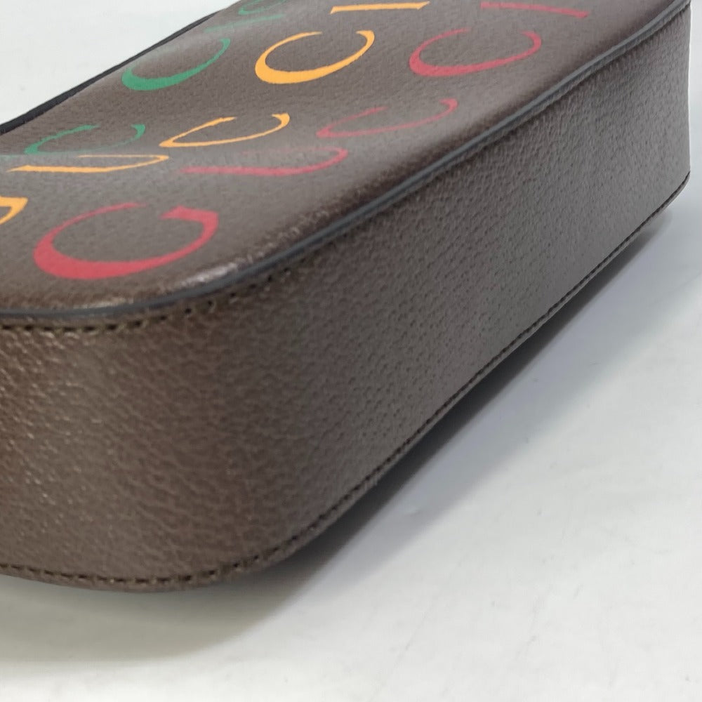 corner Gucci 100th Anniversary Brown Leather Sling Bag