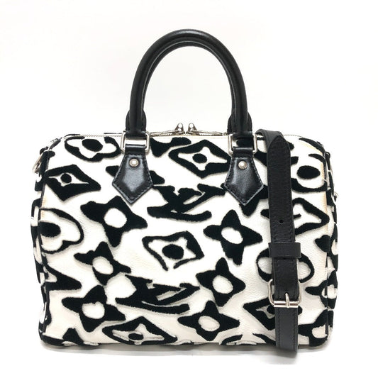Louis Vuitton X UF Tufted Speedy Bandouliere 25 Black/White