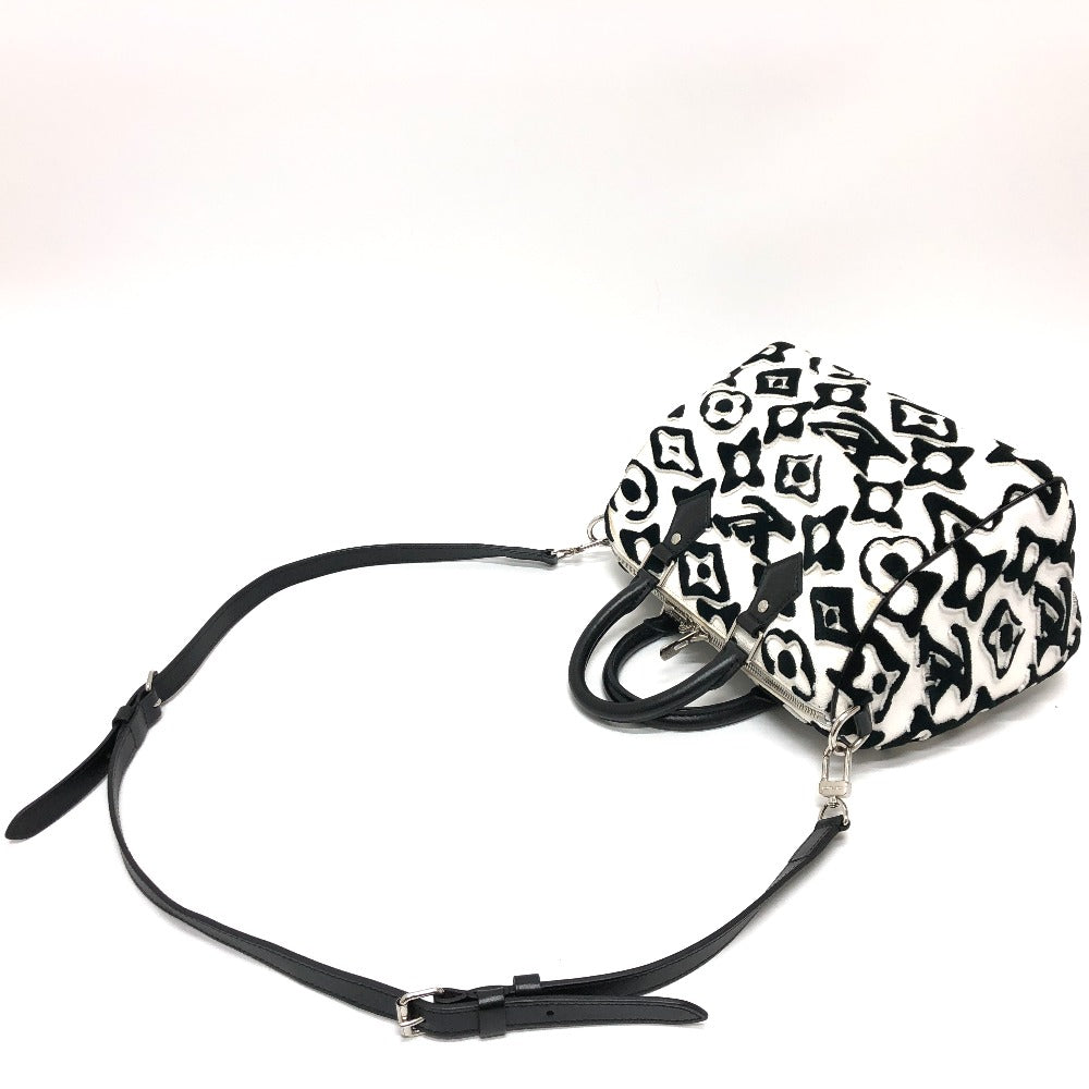 strap Louis Vuitton X UF Tufted Speedy Bandouliere 25 Black/White
