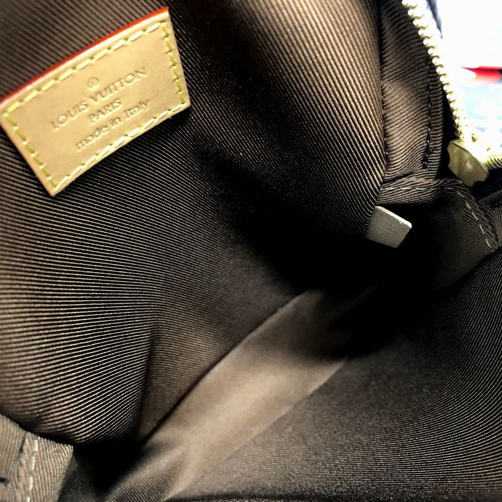 Close-up of a Louis Vuitton bag with a visible logo tag.