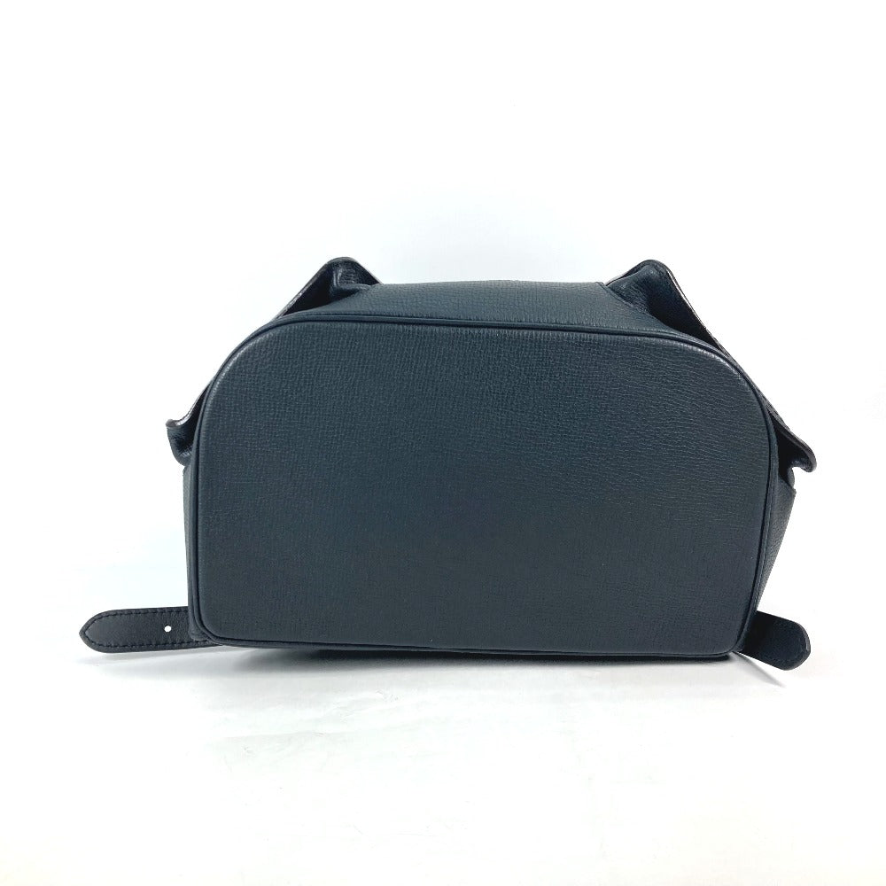 Black duffel bag on a white background