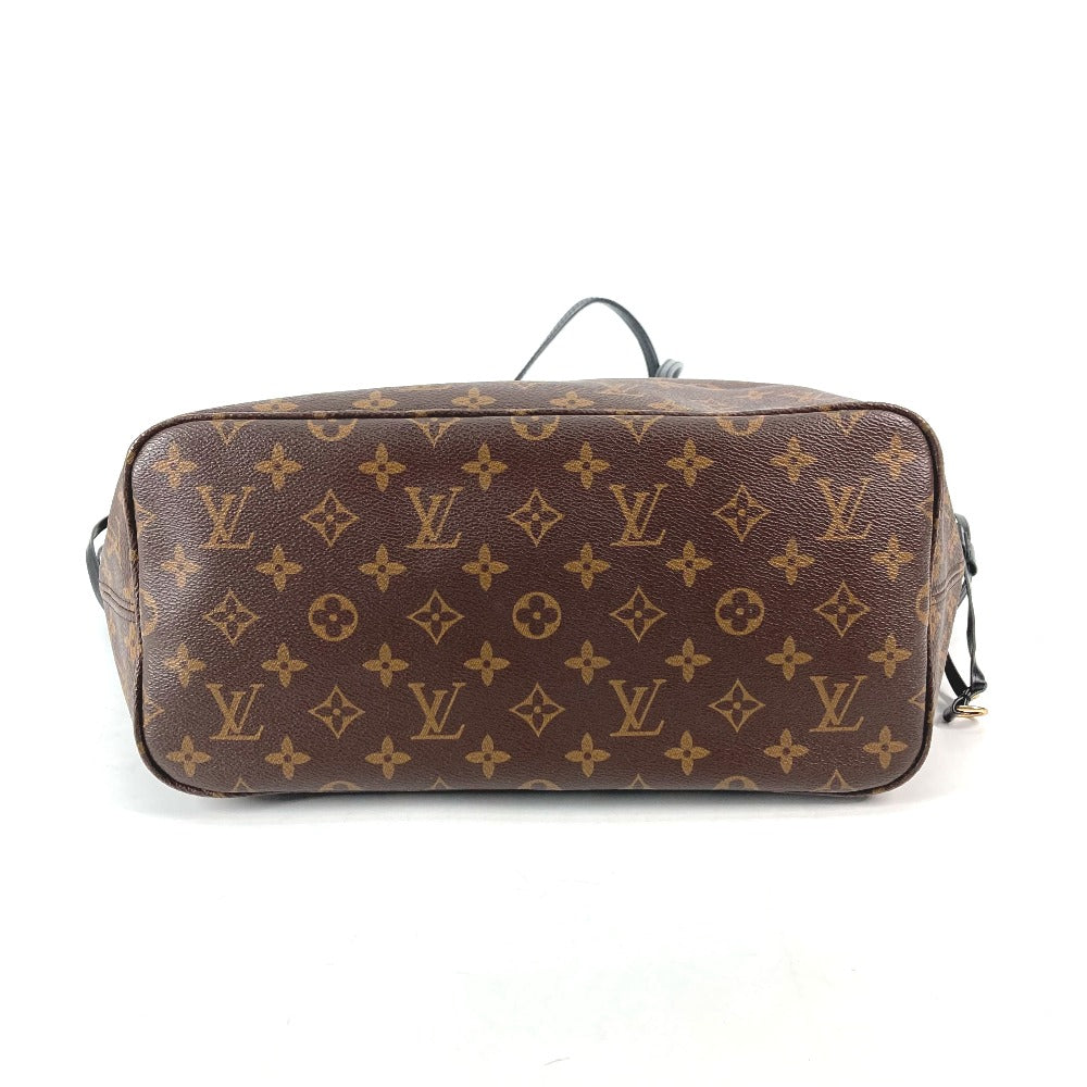 Brown Louis Vuitton bag with monogram pattern on a white background