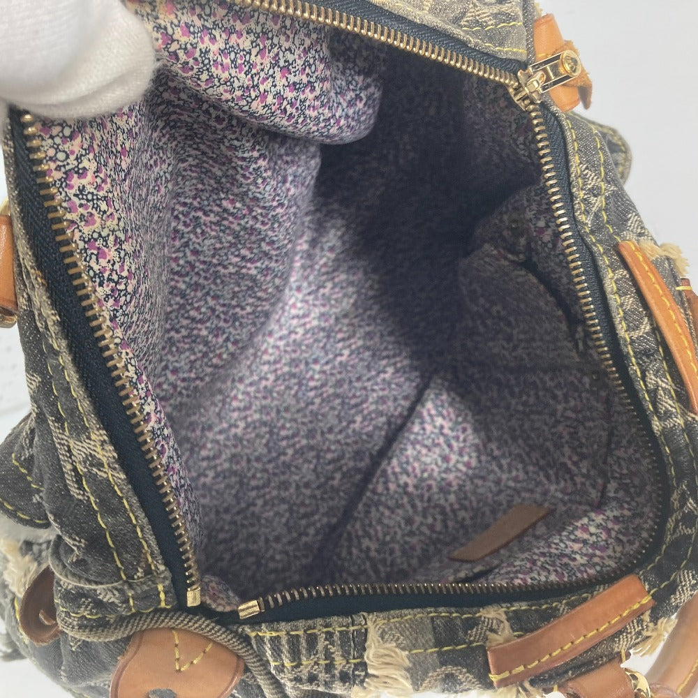 interior Louis Vuitton Denim Patchwork Speedy 30 Grey and blue