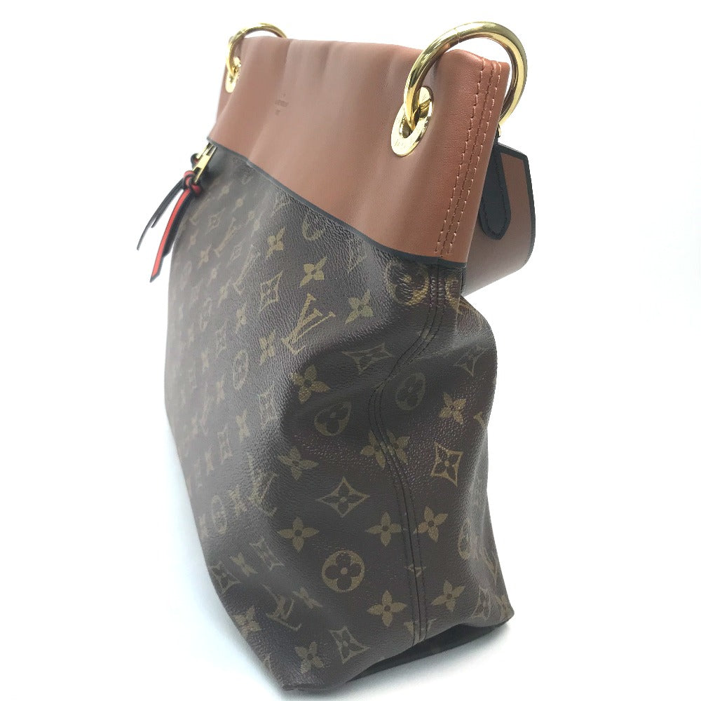 side Louis Vuitton Monogram Tuileries Hobo Caramel