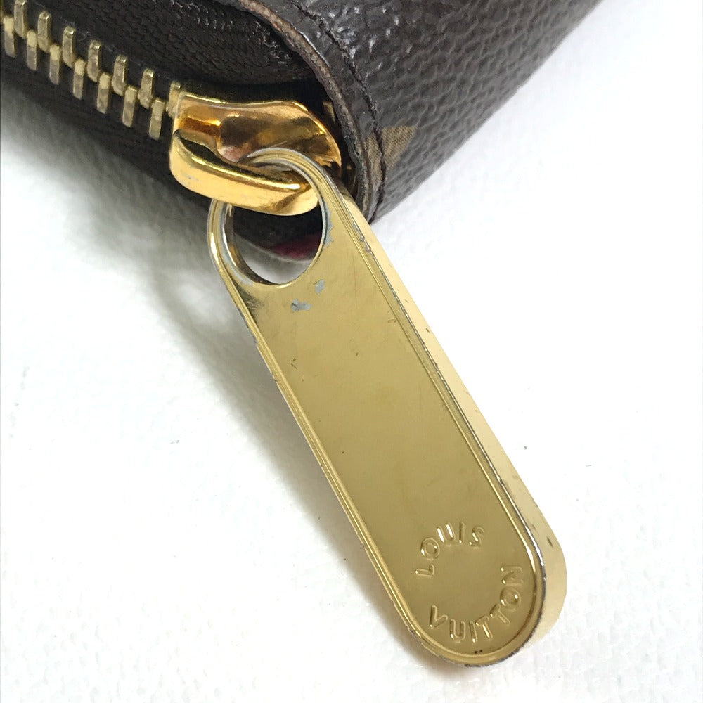 zipper pull Louis Vuitton Monogram Summer Trunks Zippy Wallet