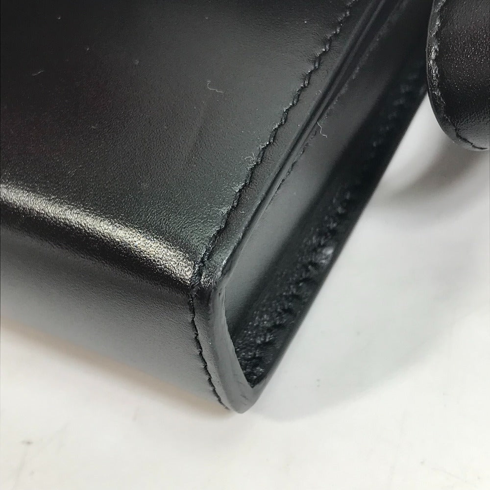 top corner Christian Dior Lambskin Vertical Wallet Black
