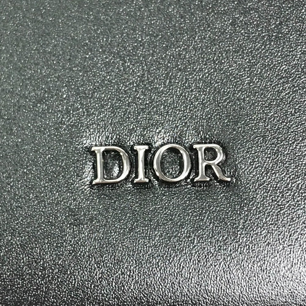 hardware Christian Dior Lambskin Vertical Wallet Black