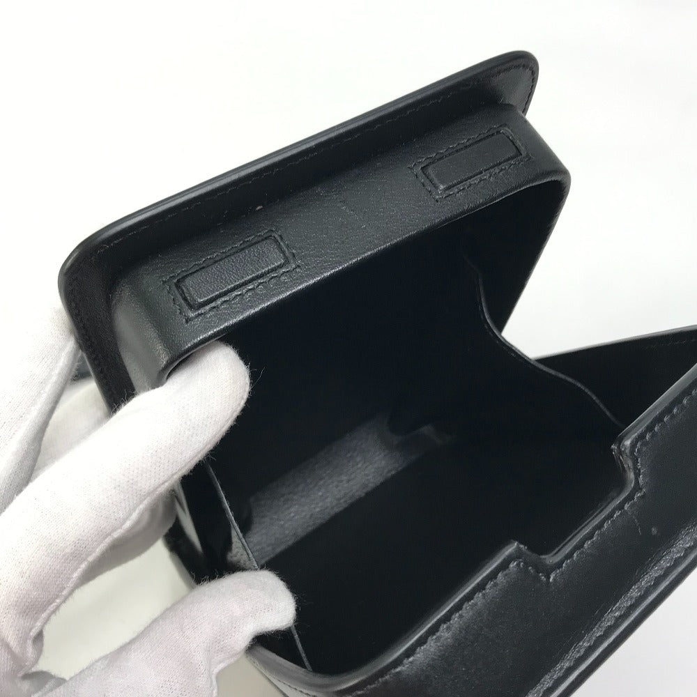 interior Christian Dior Lambskin Vertical Wallet Black