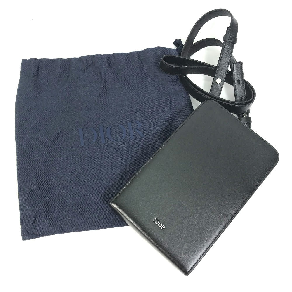 dustbag Christian Dior Lambskin Vertical Wallet Black