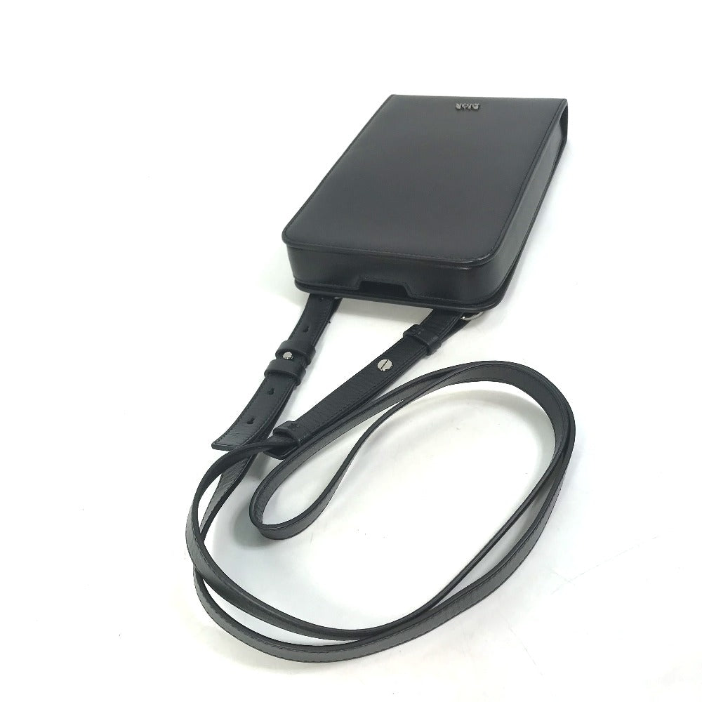 strap Christian Dior Lambskin Vertical Wallet Black