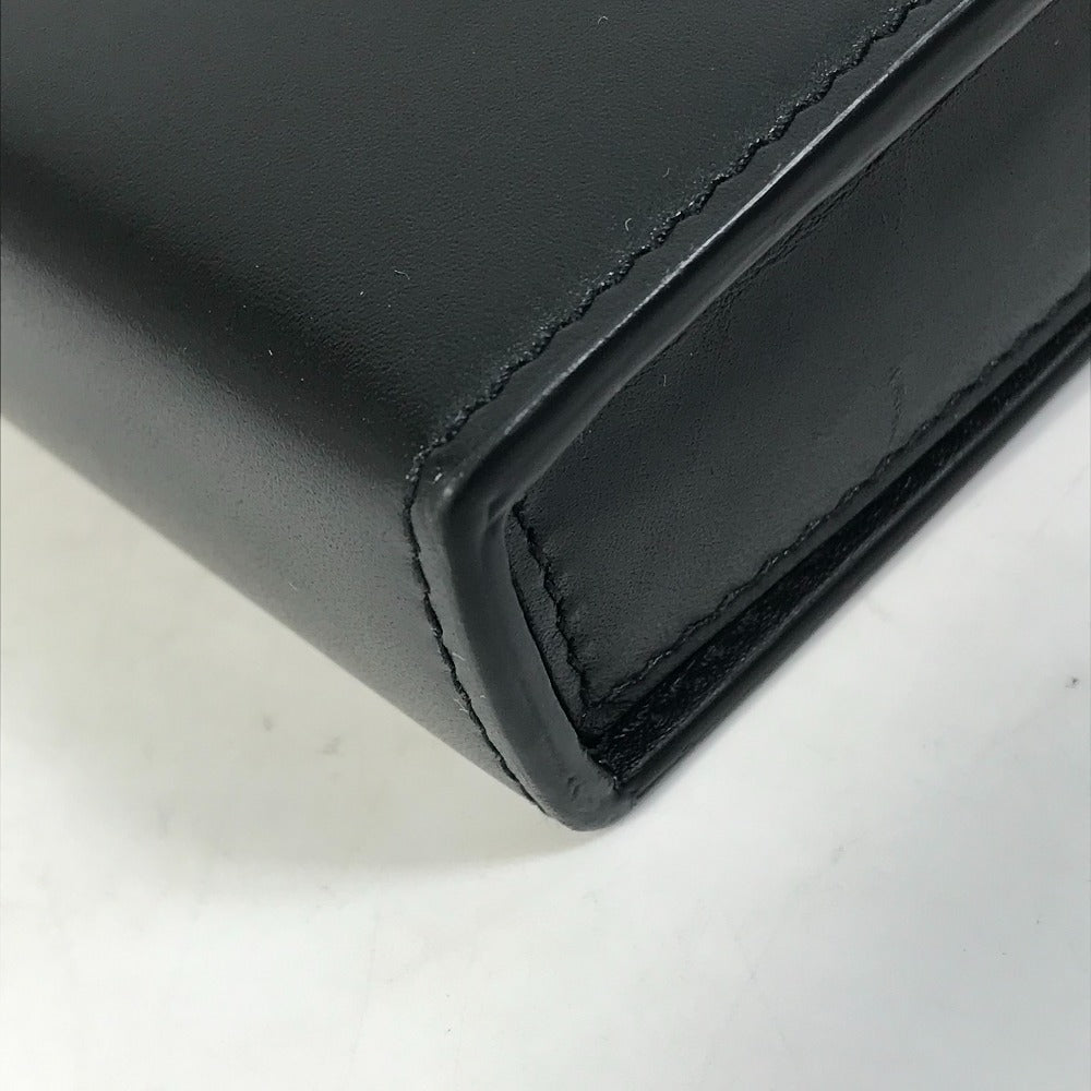 opposite corner Christian Dior Lambskin Vertical Wallet Black