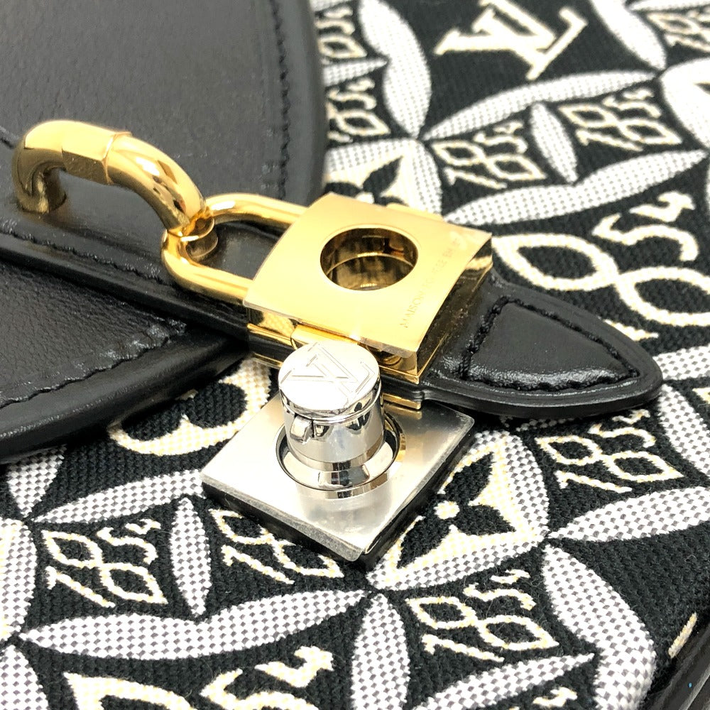 buckle Louis Vuitton Jacquard Since 1854 Neo Saumur MM Grey 