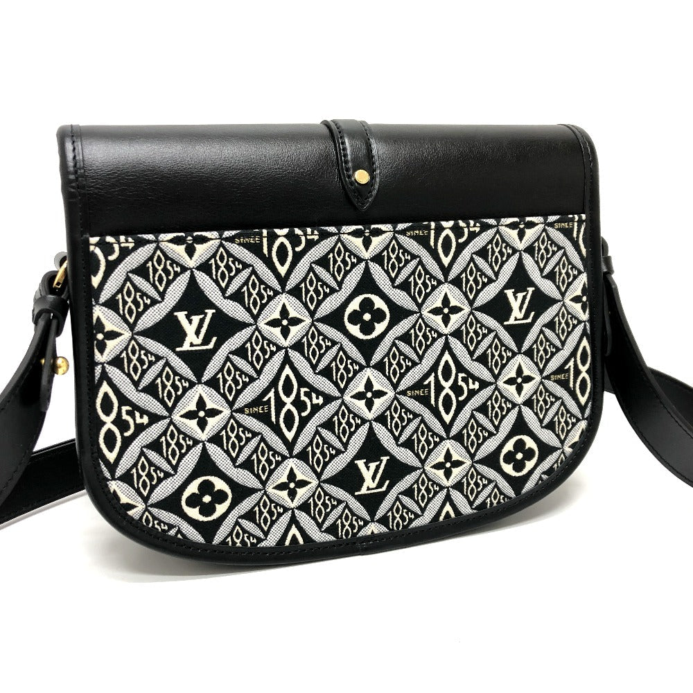 back Louis Vuitton Jacquard Since 1854 Neo Saumur MM Grey 
