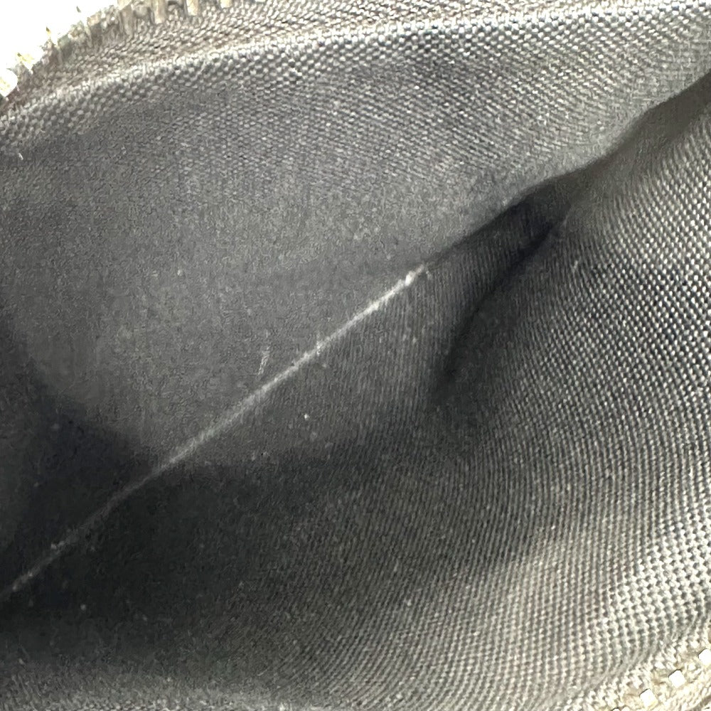 Close-up of textured black fabric