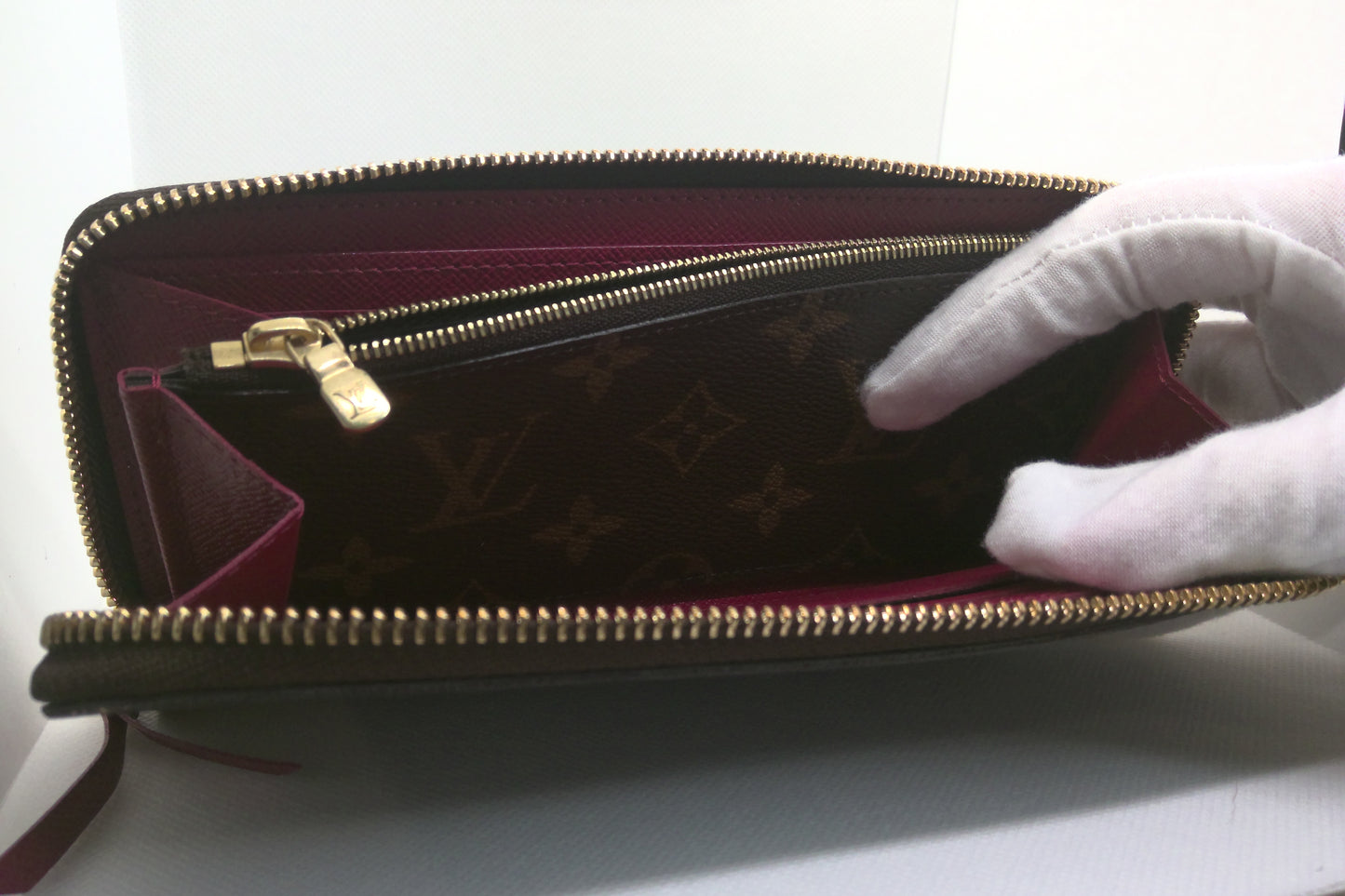 Pre-Loved Louis Vuitton Monogram Clemence Long Wallet "Sold Out "