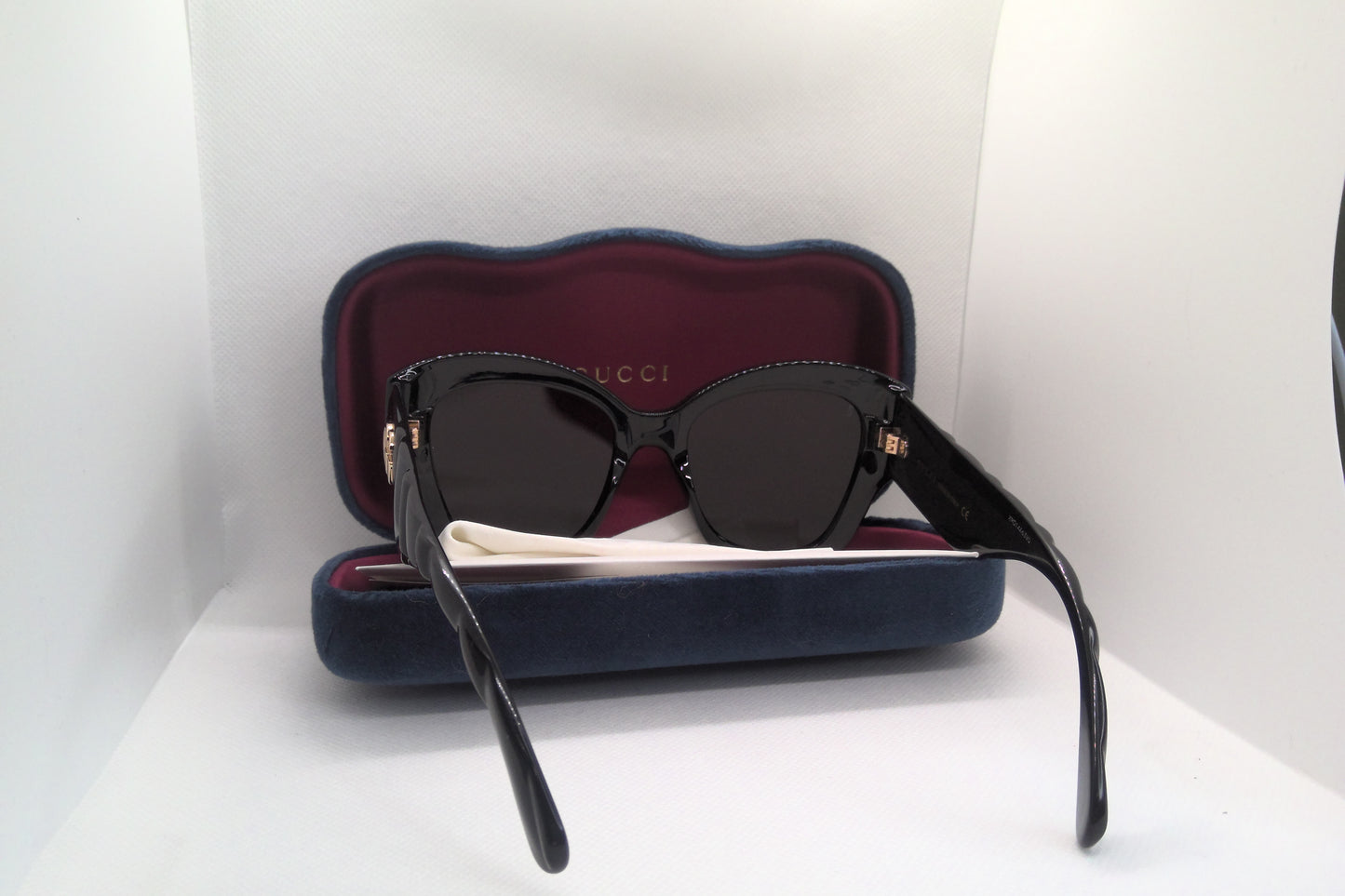 Pre-Loved Gucci Matelasse Rounded Cat-Eye Women's Sunglasses "Sold Out"