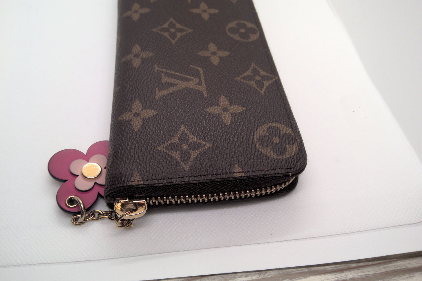 Pre-Loved Louis Vuitton Clemence Blooming Flowers Monogram Long Wallet