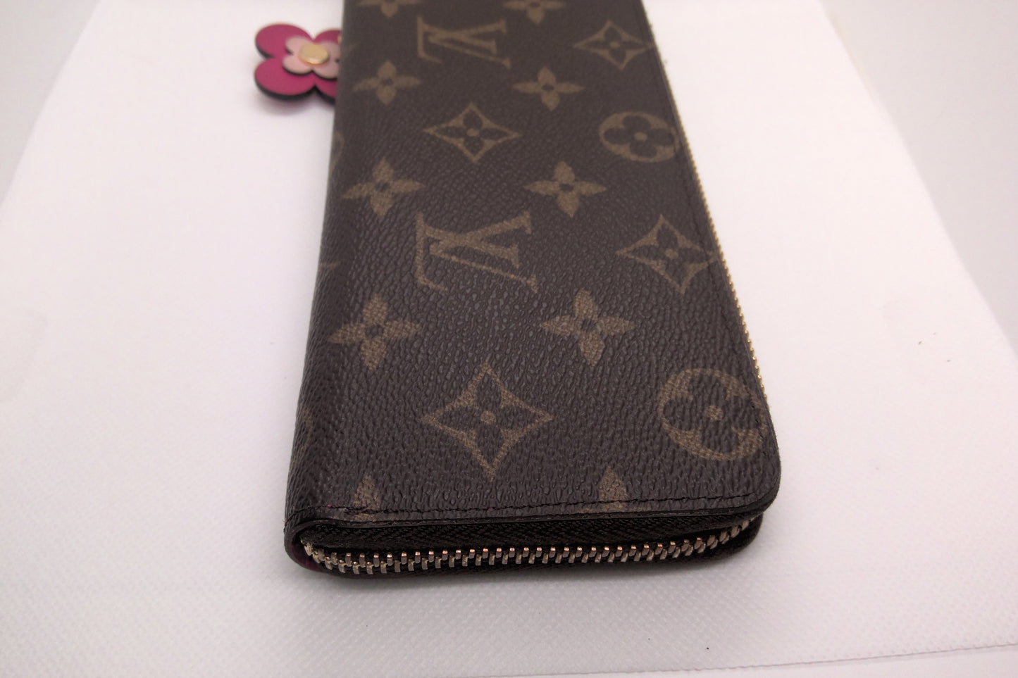 Pre-Loved Louis Vuitton Clemence Blooming Flowers Monogram Long Wallet