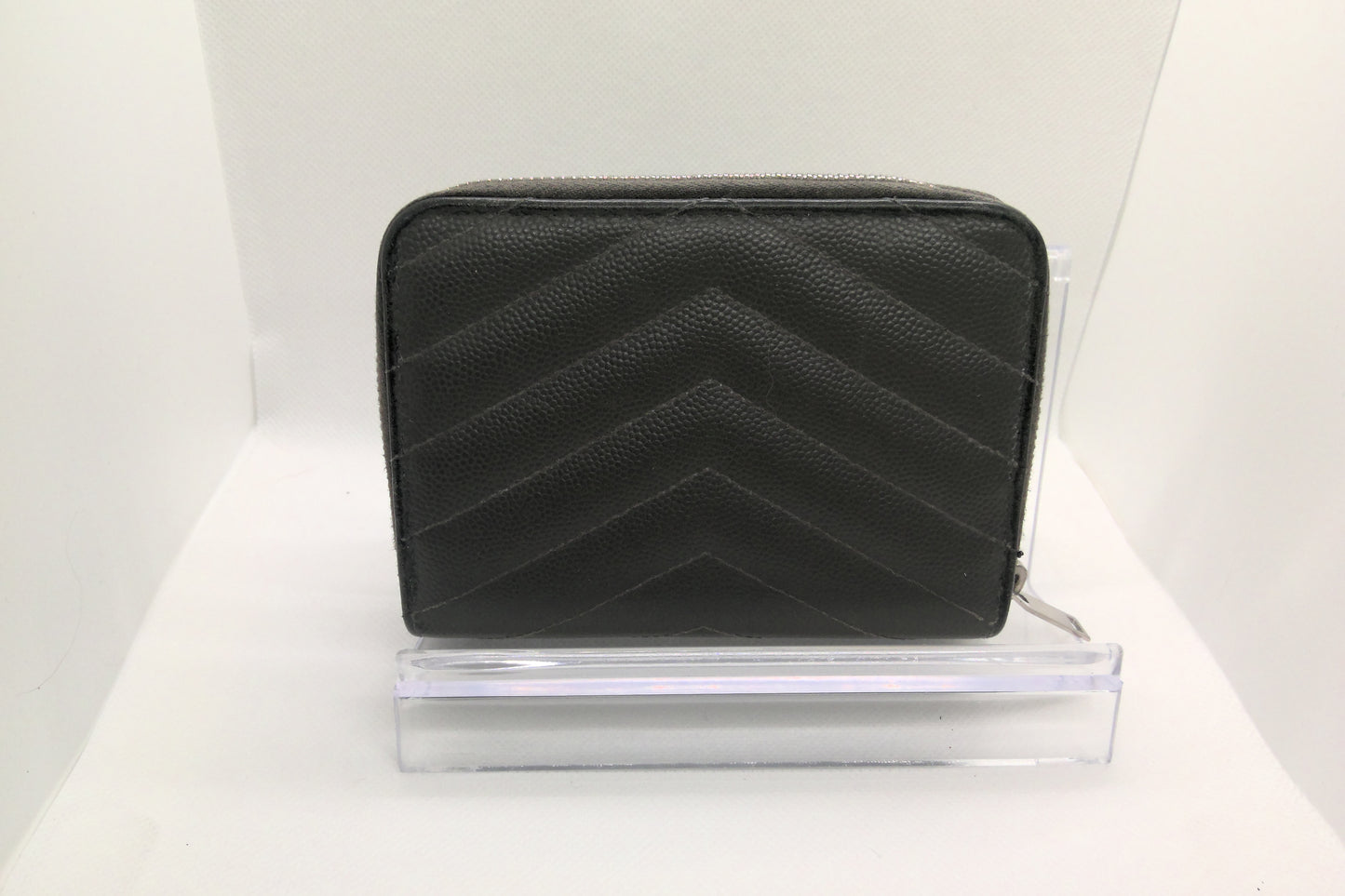 Pre-Loved YSL Cassandre Matelasse Compact Zipper Bi-fold Wallet "Sold Out"