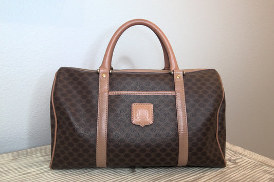 Pre-Loved Celine Honeycomb Macadam Boston Bag "Sold Out"