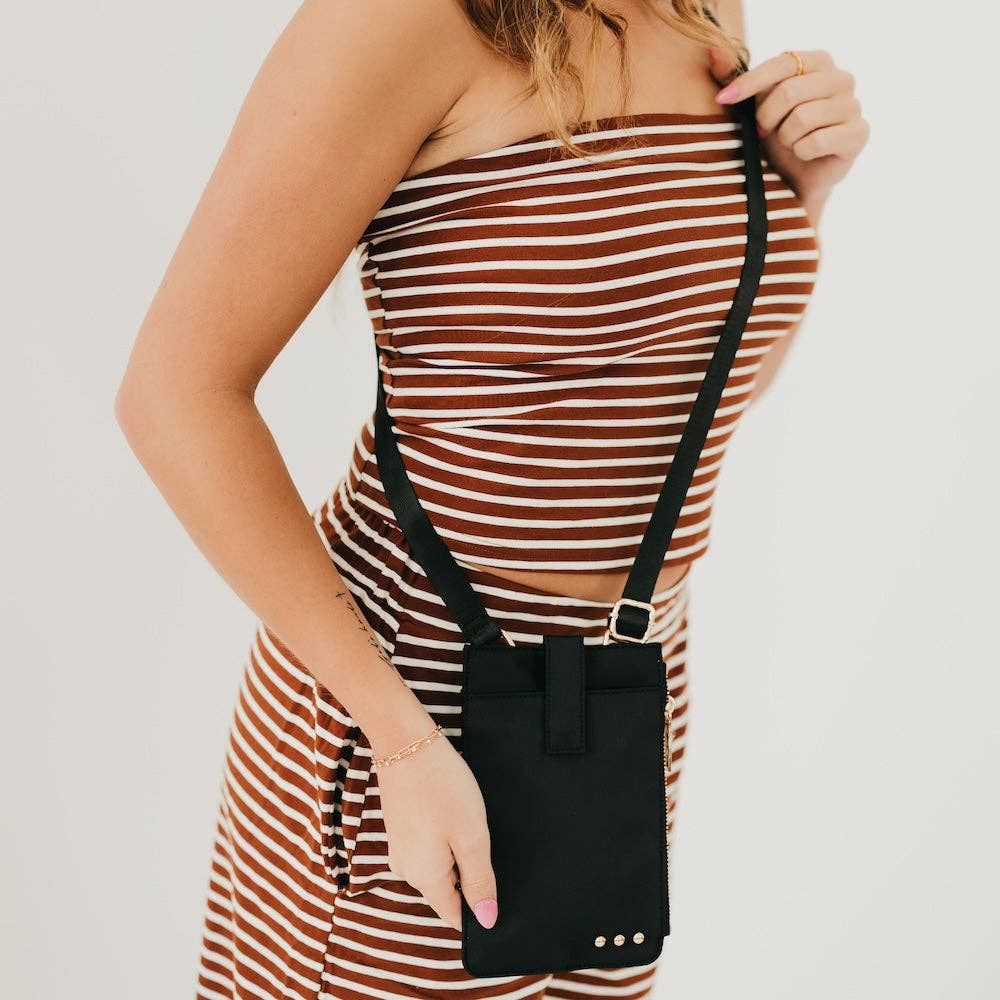 Nyla Nylon Phone Bag – Crossbody Wallet & Phone Holder | Boutique | New
