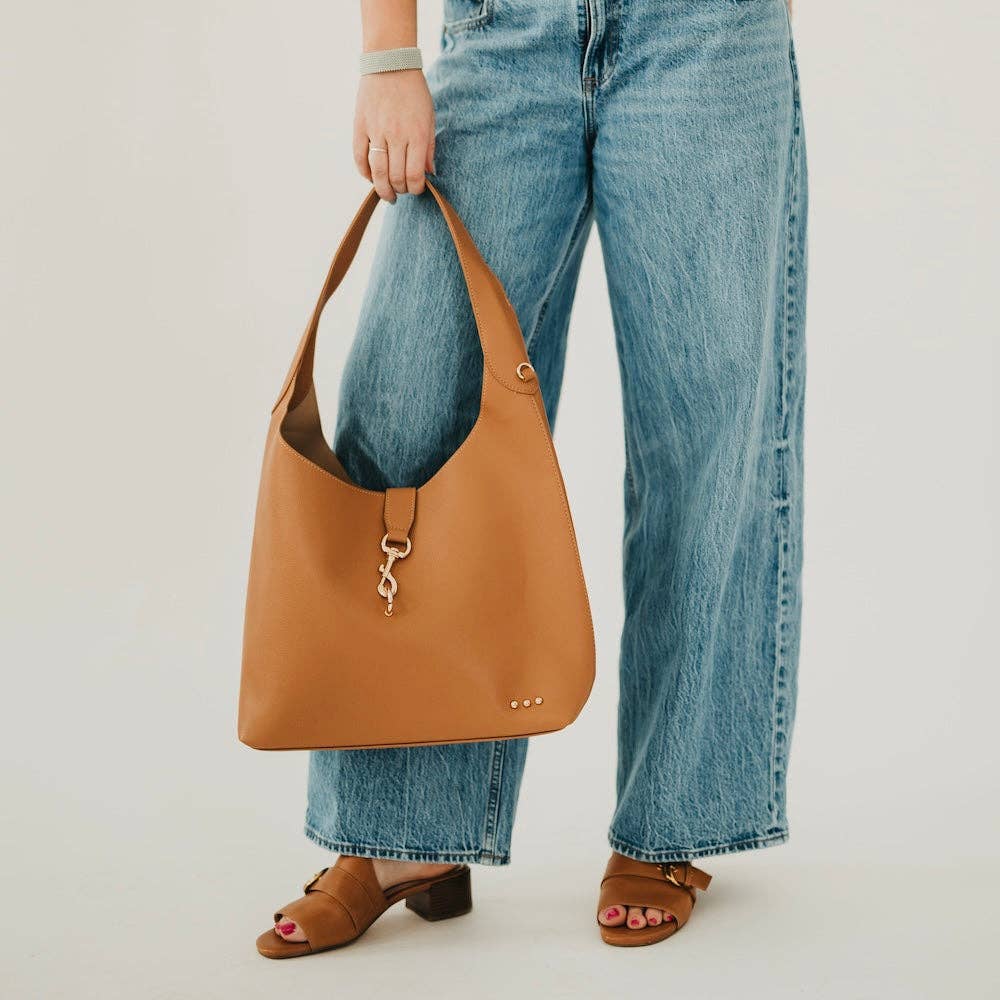 Haddie Hobo Bag – Buttery Vegan Leather | Everyday Carryall | Boutique | New Black