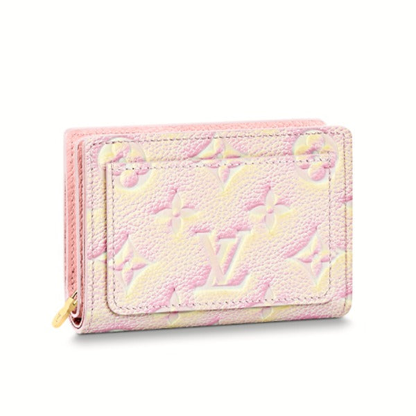 Louis Vuitton Empreinte Monogram Summer Stardust Clea Wallet Pink