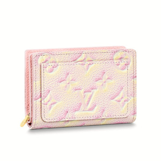 Louis Vuitton Empreinte Monogram Summer Stardust Clea Wallet Pink